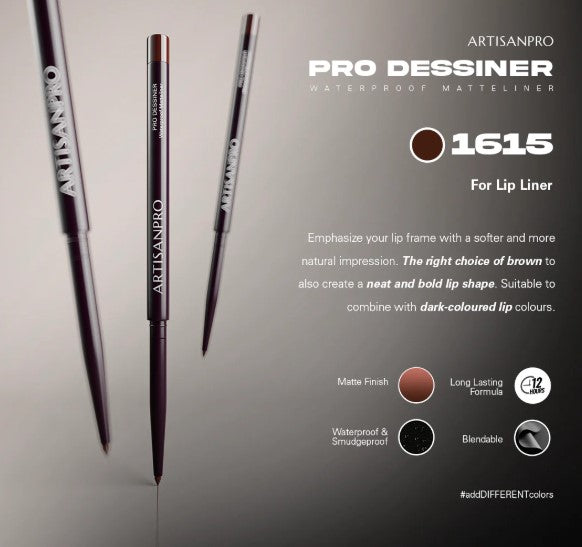 Pro Dessiner Waterproof Matteliner 1615 (Eyes & Lips)