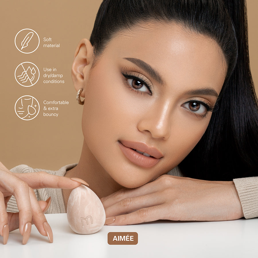 Mercredi - BASE & BLEND Flawless Finish Makeup Sponge (Beauty Sponge)